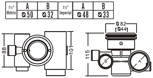       ABS , d50*50 /0031/