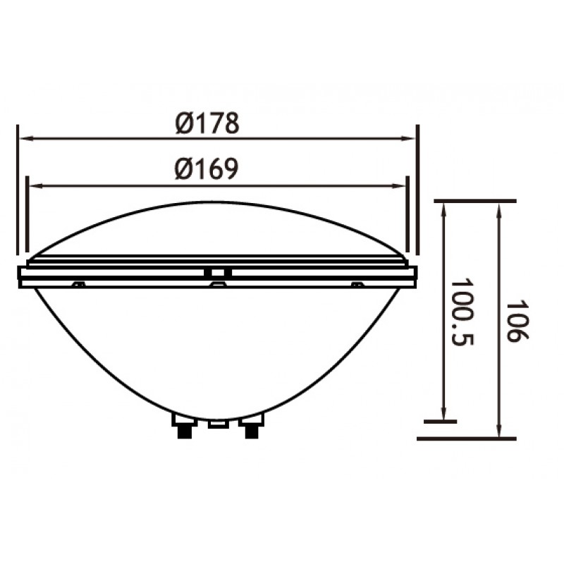     PAR56 24 , 12 AC POOL KING/PAR-LED24LB/