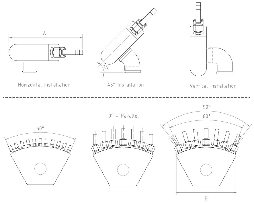    Phoenix tail nozzle DN 20 mm  2.0-4.0 3/ . BSZ2170